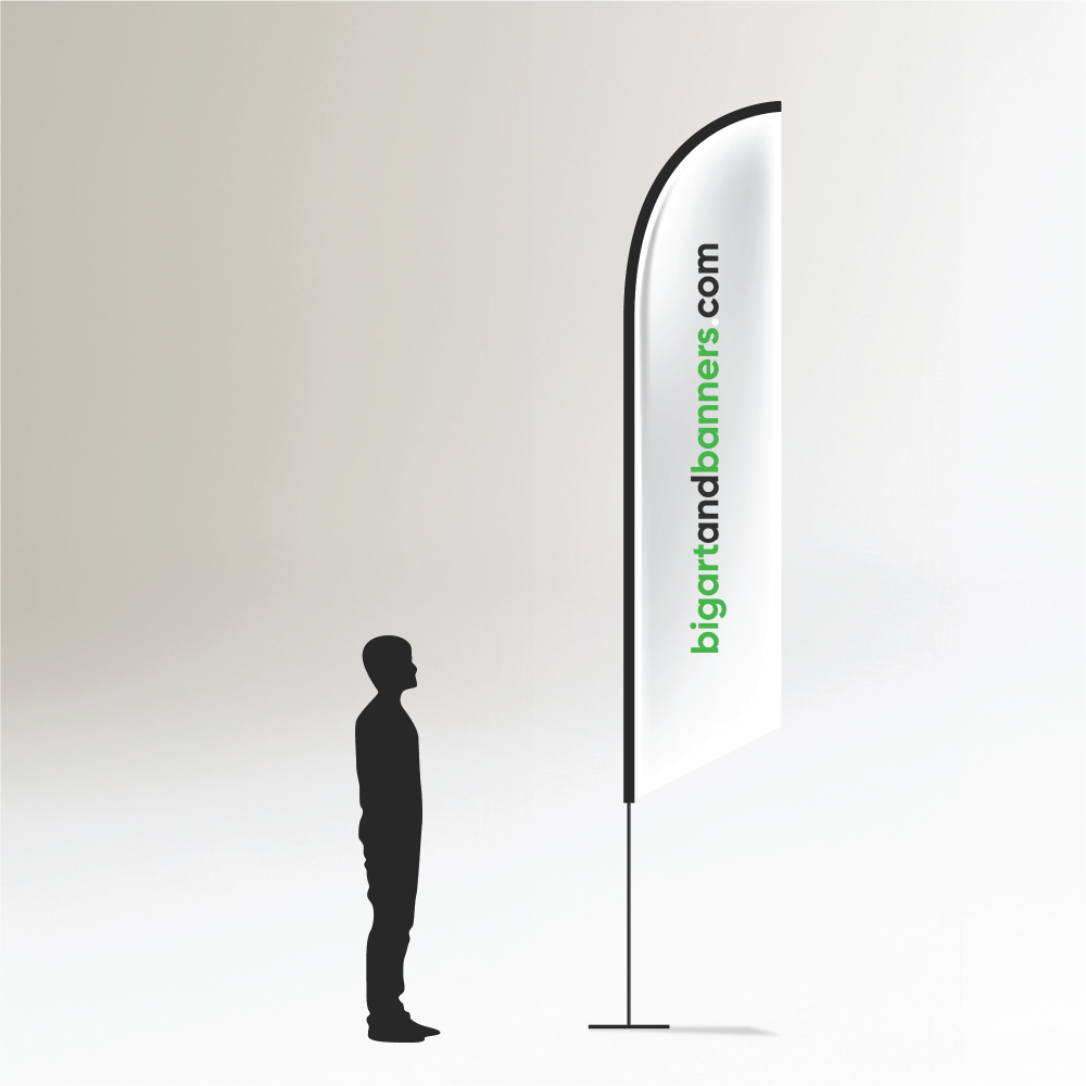 Large Angled Flag