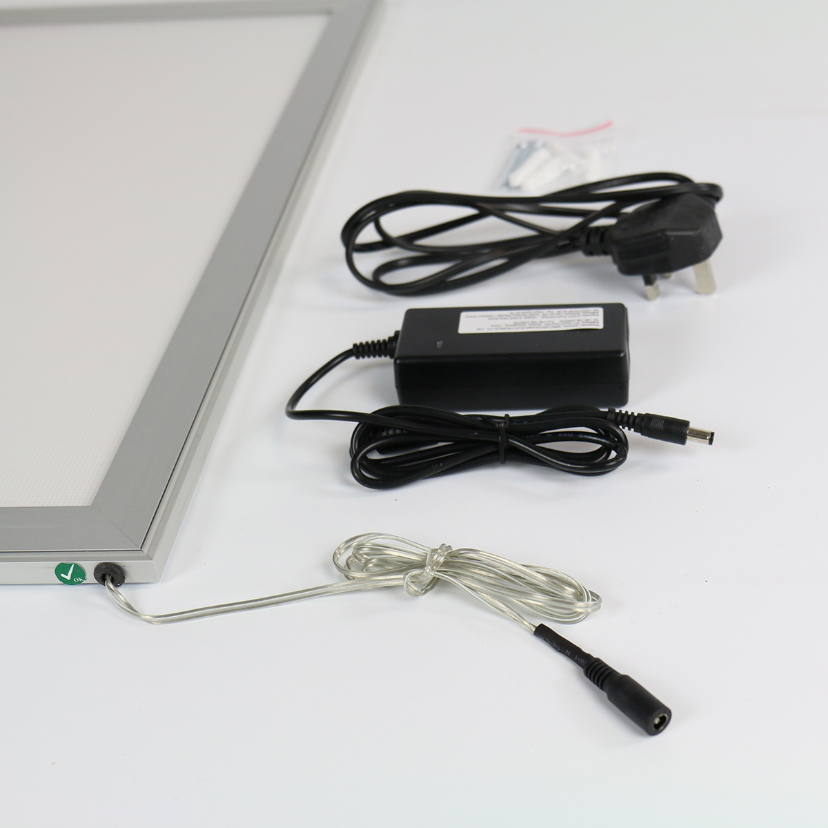 Indoor LED poster lightbox electrical wiring