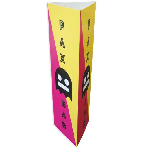Lamppost cover vertical design
