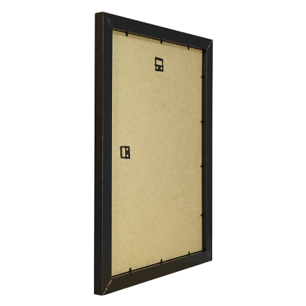 Image of back of black A3 poster frame