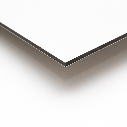 Unprinted 3mm white aluminium composite panel (ACM)