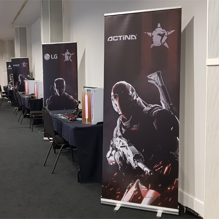 Roller Banner Printing example