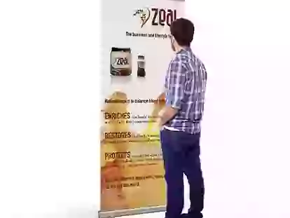 800mm x 2000mm Roller Banner example