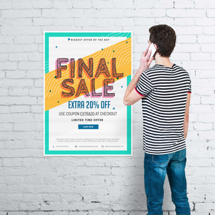 what is the size of a0 poster