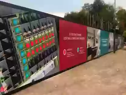 Site Hoarding Board Printing example
