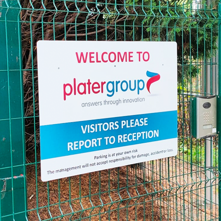 Aluminium board with Rounded Corners