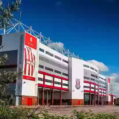 Building wrap designed for Stoke City FC