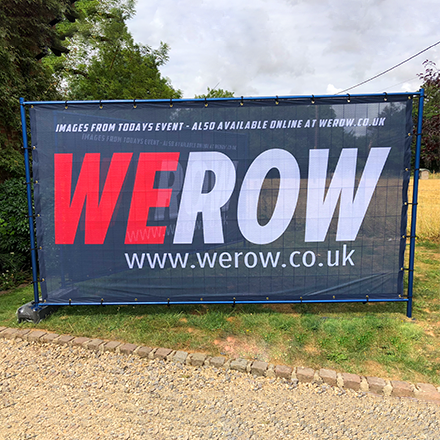 Construction Fence Banners example