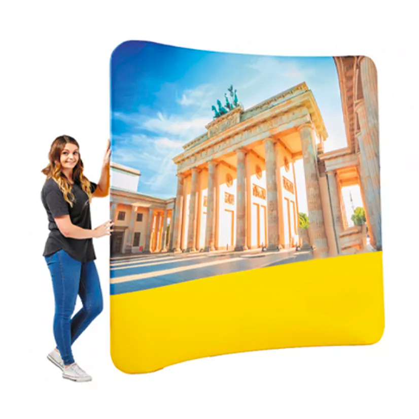 Curved Fabric Backdrop in Medium