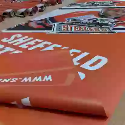 Double Sided PVC banner for Sheffield Steelers