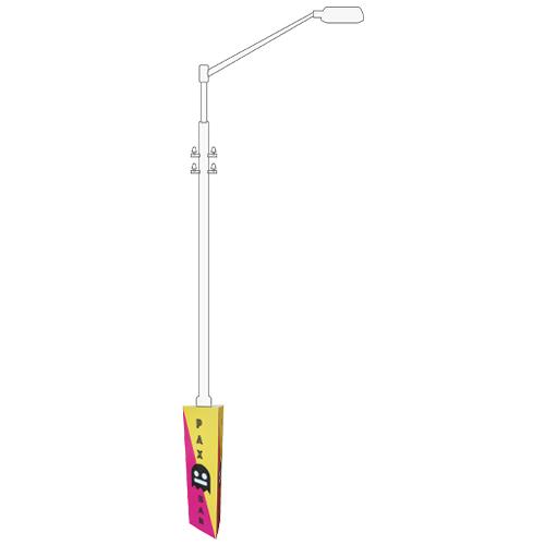 Lamppost cover mockup