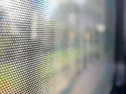 Perforated Window Film example