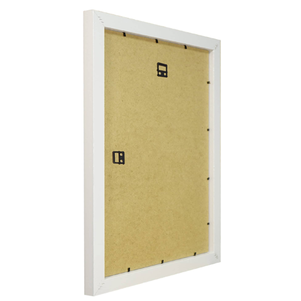 Image of back of white A2 poster frame