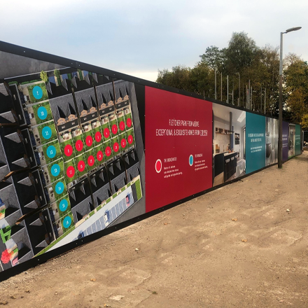 Site Hoarding Board Printing example