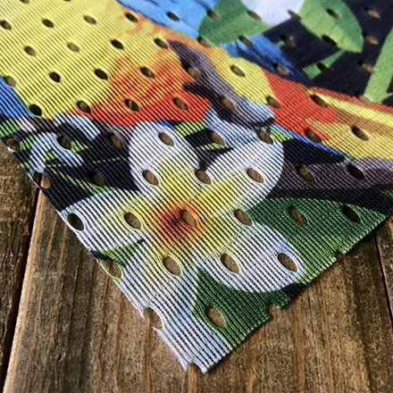 Printed Vent Polyester Sample