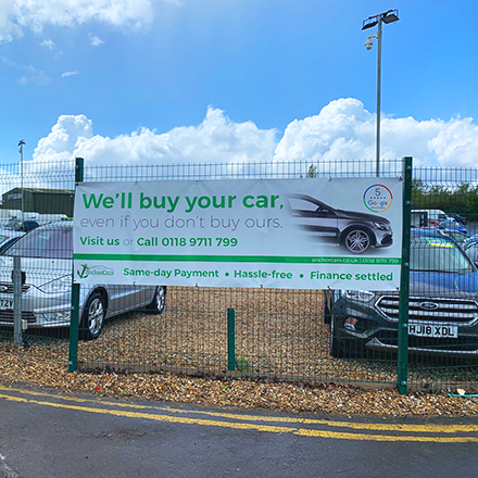 PVC Banner with Hem & Eyelets