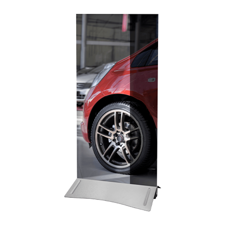Rigid Panel Display Stand example