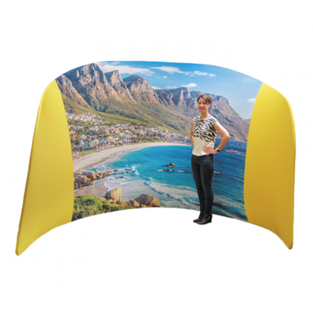 U-Shaped Fabric Booth