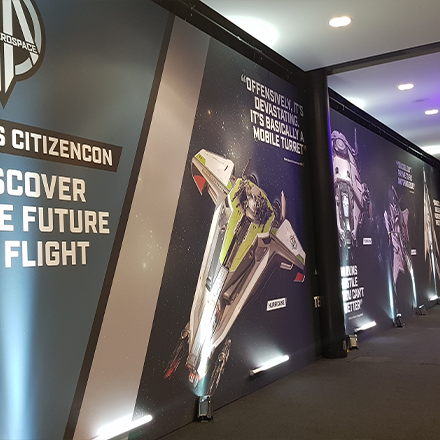 Wall Graphics Installation example