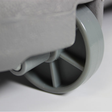 Wheel on pavement sign snap frame base