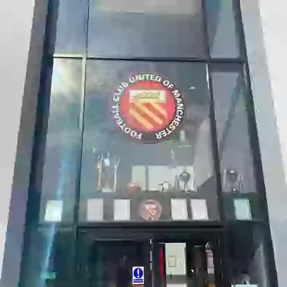 Window graphics for FC United of Manchester
