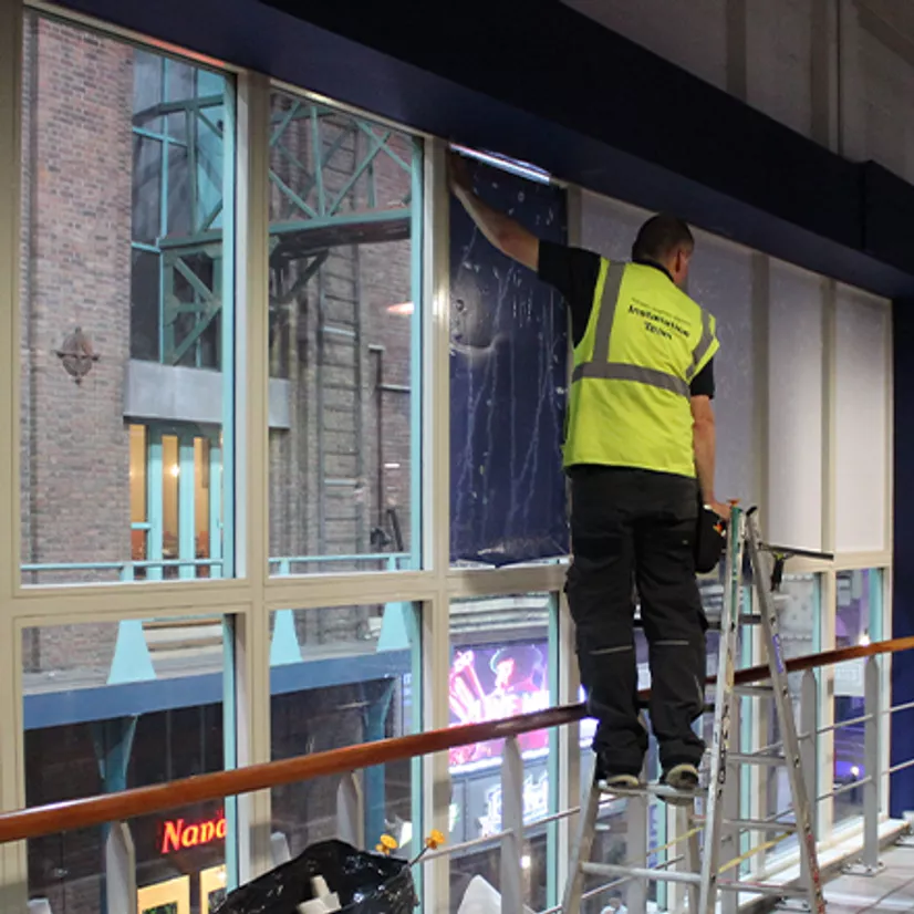 Window Graphics Installation | Big Art and Banners